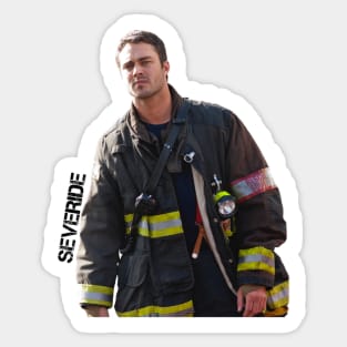 CHICAGO FIRE - KELLY SEVERIDE - TAYLOR KINNEY Sticker